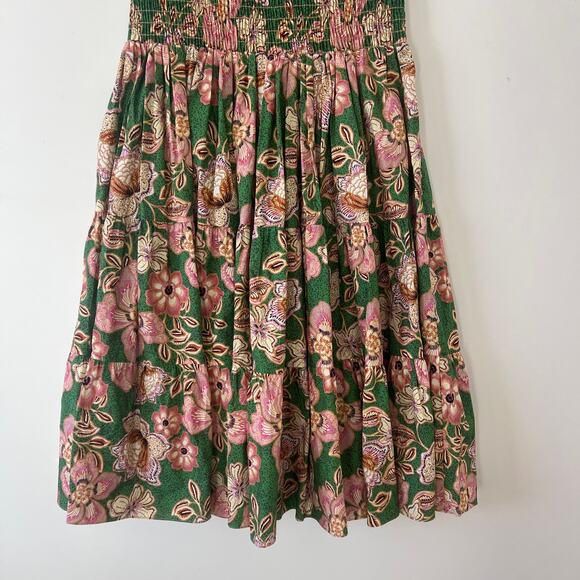 Misa Los Angeles Lola Convertible Smocked Midi Dress Maxi Skirt Womens Small - Picture 7 of 15